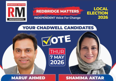 Campaign in Full Swing for Chadwell Council Election: Maruf Ahmed and Shamima Aktar in the Field